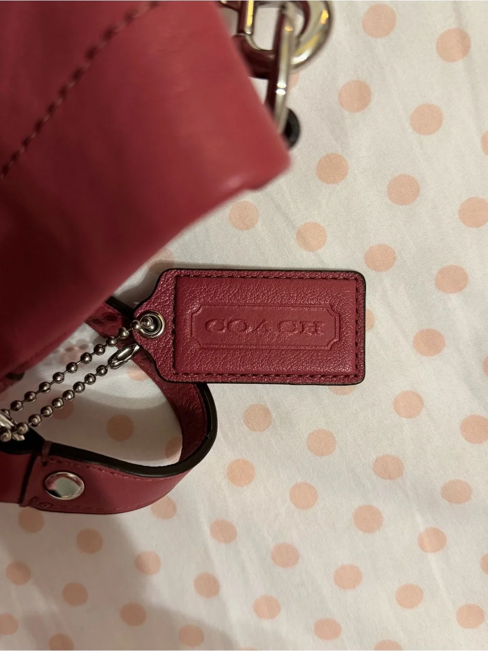 Coach Ashley leather carry all bag